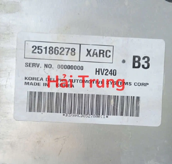 Hộp điều khiển động cơ (ECU ECM) Chevrolet Aveo Tháo Xe 25186278