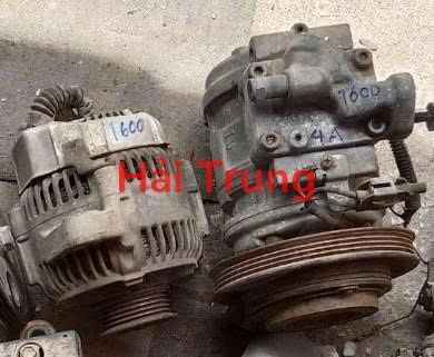 Lốc điều hòa, máy phát Toyota Corona 1992-1996 Tháo Xe