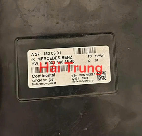 Hộp điều khiển động cơ ECU Mercedes W204 W212 Tháo Xe A2711500391