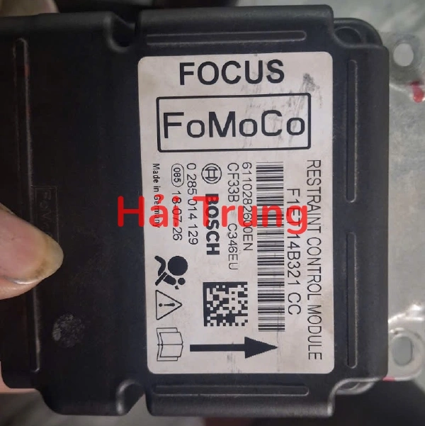 Hộp điều khiển túi khí Ford Focus Tháo Xe F1ET14B321CC