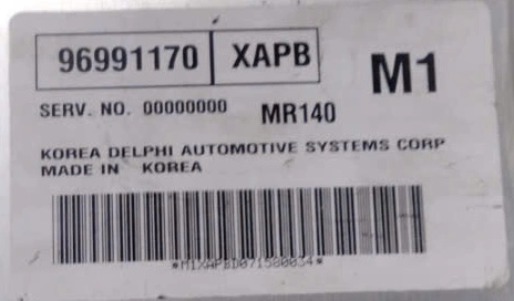 Hộp điều khiển động cơ Hộp đen ECU Chevrolet Aveo Tháo Xe 96991170