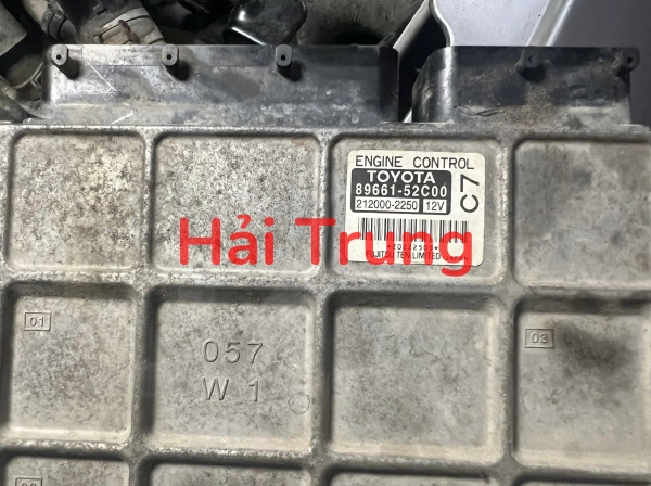 Hộp điều khiển động cơ Hộp đen Ecu Toyota Yaris 2007-2009 Tháo Xe 89661-52C00