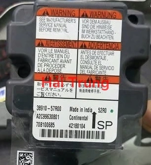 Hộp điều khiển túi khí Suzuki Swift 2020-2023 Tháo Xe 38910-57R00-000 3891057R00000