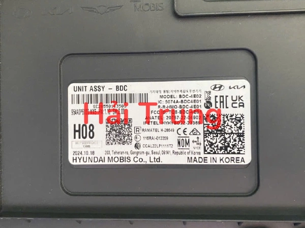Hộp điều khiển điện thân xe BDC Hyundai Santafe 2024-2027 Tháo Xe 954A0-P6000 954A0P6000