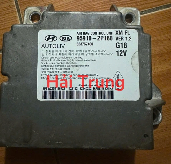 Hộp điều khiển túi khí Kia Sorento Tháo Xe 95910-2P180 959102P180