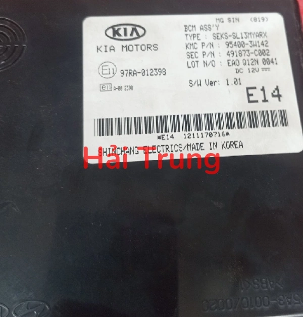 Hộp BCM Kia Sportage 2010-2013 Tháo Xe 95400-3W142 954003W142
