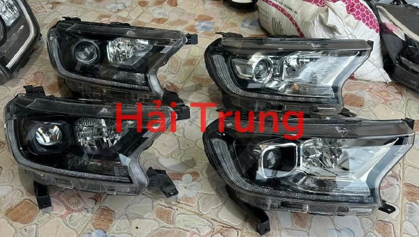 Đèn pha Ford Ranger 2025-2027 Bi Vuông Tháo Xe