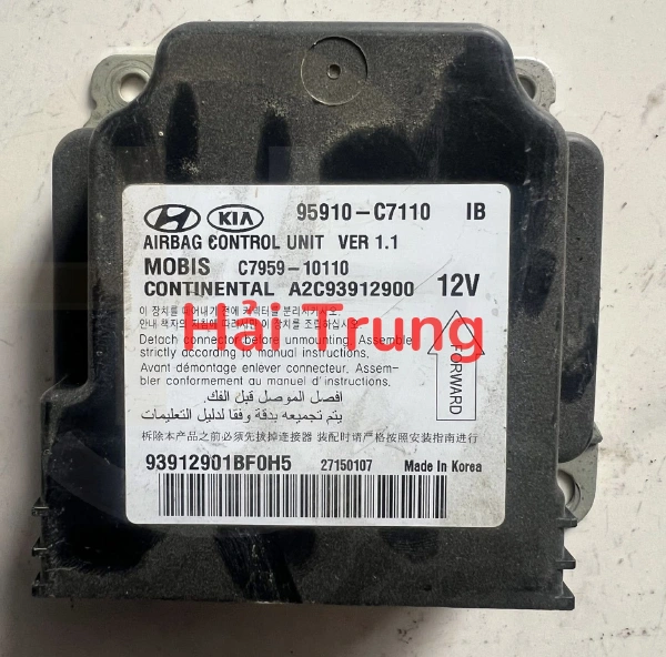 95910C7110 Hộp điều khiển túi khí Hyundai I20 Tháo Xe