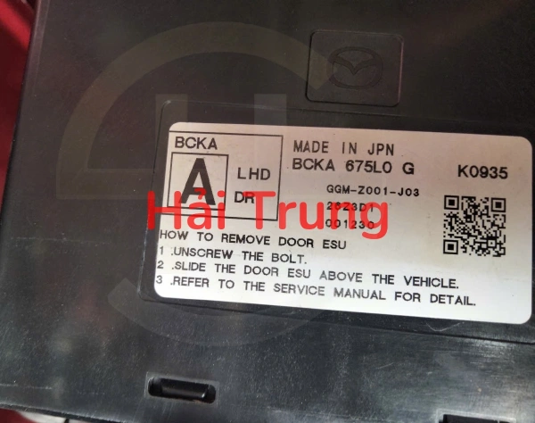 Hộp điều khiển khóa cửa Mazda 3, CX-30 2021-2025 Tháo Xe BCKA 675L0 G