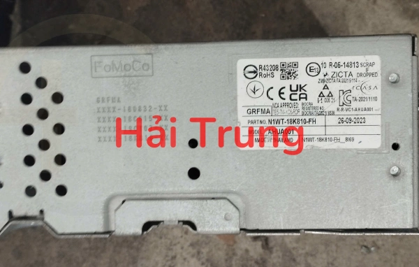 Hộp Radio Ford Ranger 2023 Tháo Xe N1WT-18K810-FH