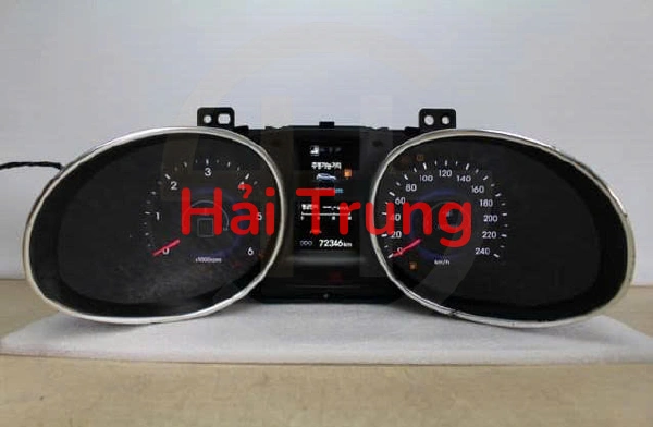 Đồng hồ táp lô Hyundai Santafe 2014 2015 2.2 Tháo Xe