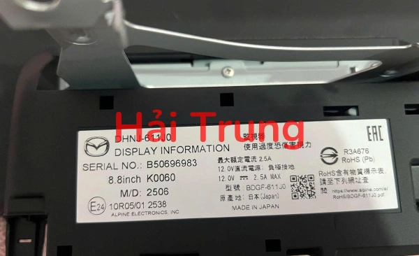 Màn hình Mazda CX-30 2022-2025 Tháo Xe DHNJ-611J0 DHNJ611J0