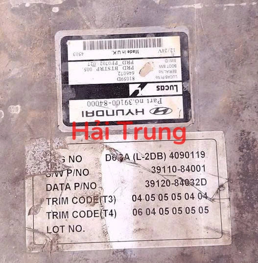 Hộp điều khiển động cơ ECU ECM Hyundai Trago D6CA 39110-84001 39100-84000