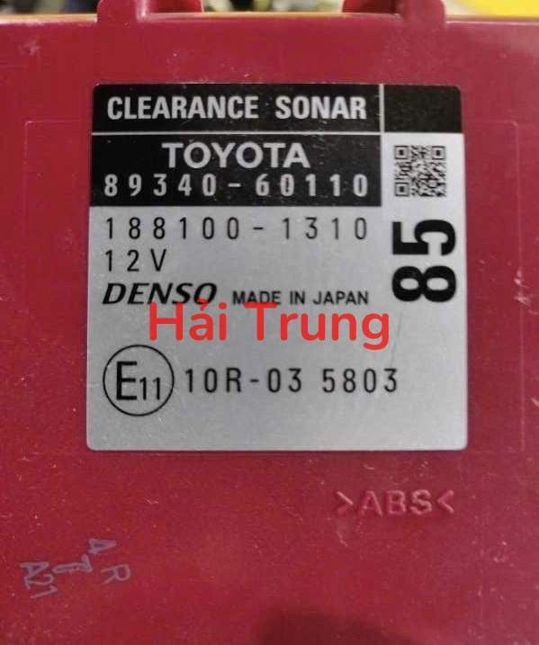 Hộp điều khiển cảm biến lùi Toyota Camry Tháo Xe  89340-60110 8934060110