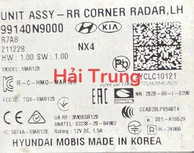 Hộp cảnh báo điểm mù Hyundai Tucson 2022-2025 Tháo Xe 99140N9000