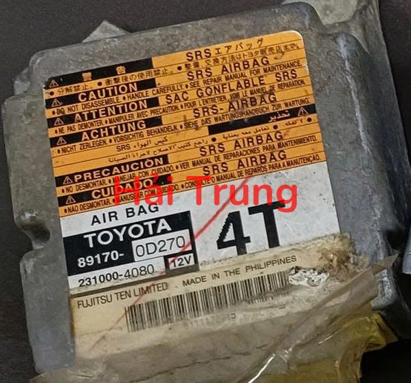 Hộp túi khí Toyota Yaris Tháo Xe 89170-0D270 891700D270