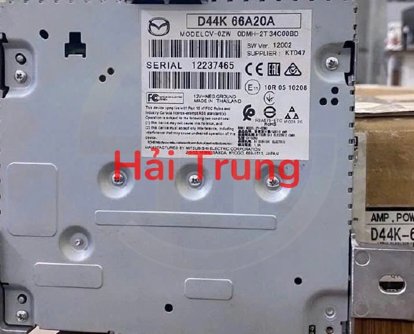 Hộp khuếch đại âm thanh Âm ly Mazda 3 2019-2025 Tháo Xe D44K-66A20A