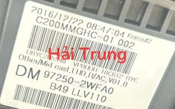 Bảng điều khiển điều hòa Hyundai Santafe Tháo xe 97250-2WFA0