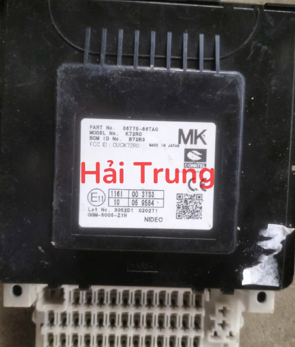 Hộp điều khiển thân xe BCM Suzuki XL7, Ertiga Tháo Xe 36775-86TA0 3677586TA0
