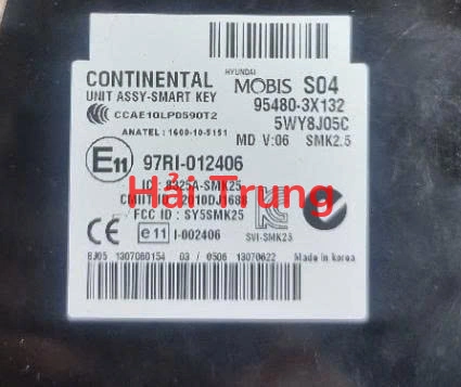 Hộp chìa khóa Smart Key Hyundai Elantra 2011-2014 Tháo Xe 95480-3X132 954803X132