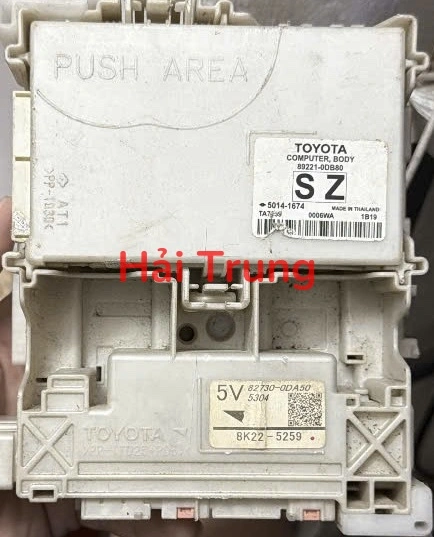 Hộp Body Toyota Vios 2024 2025 Tháo Xe 89221-0DB80 82730-0DA50 892210DB80 827300DA50