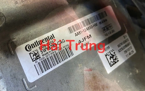 Hộp điều khiển động cơ hộp đen Ecu Ecm Ford Fiesta Tháo Xe AA61-12A650-HM