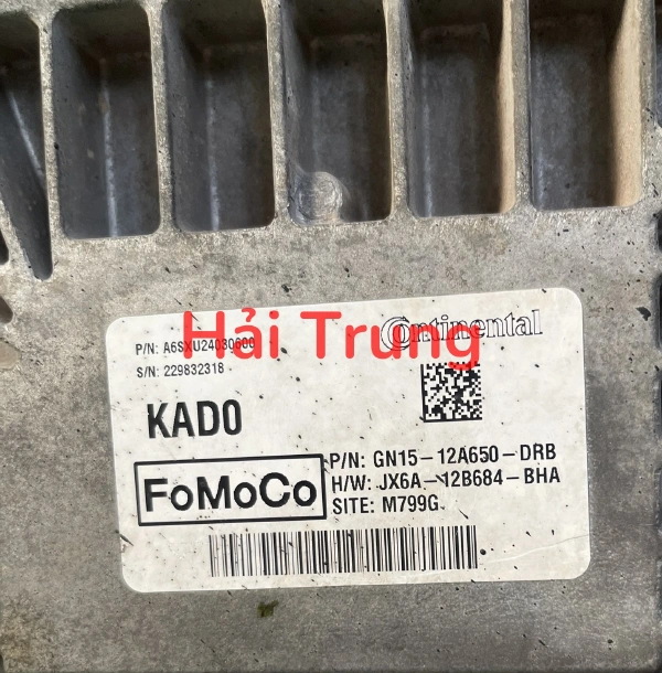 Hộp điều khiển động cơ Hộp đen ECU Ford Ecosport Tháo Xe GN15-12A650-DRB