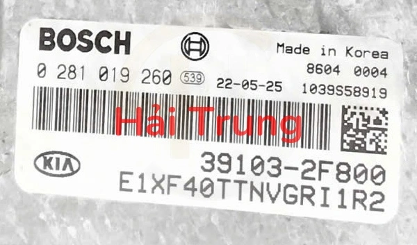 Hộp điều khiển động cơ Hộp đen ECU Kia Sorento Tháo Xe 39103-2F800
