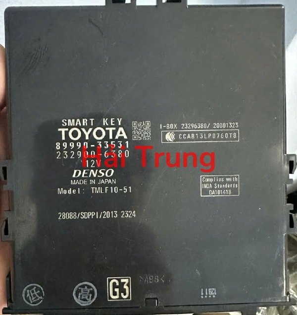Hộp điều khiển cửa không dây Toyota Camry 2012-2018 Tháo Xe 89990-33531 8999033531