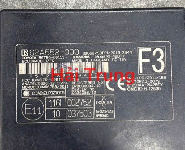 Hộp chống trộm Toyota Hilux Tháo Xe