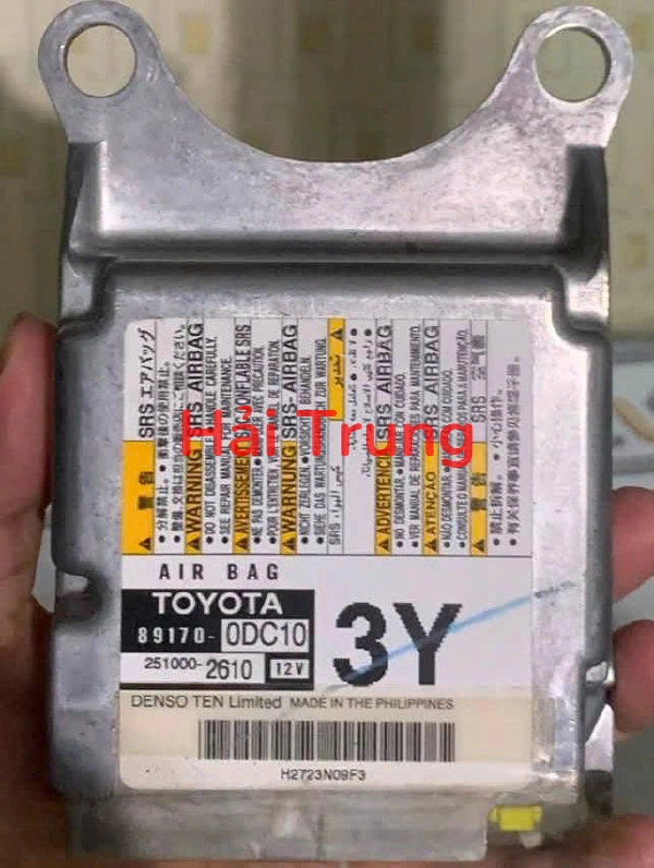 Hộp điều khiển túi khí Toyota Vios 3Y Tháo Xe 89170-0DC10
