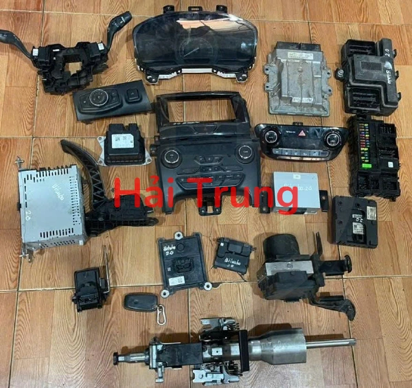 Tháo Xe Full set nổ, bộ nổ, hộp điện đầy đủ Ford Ranger 2019 Bi-Turbo