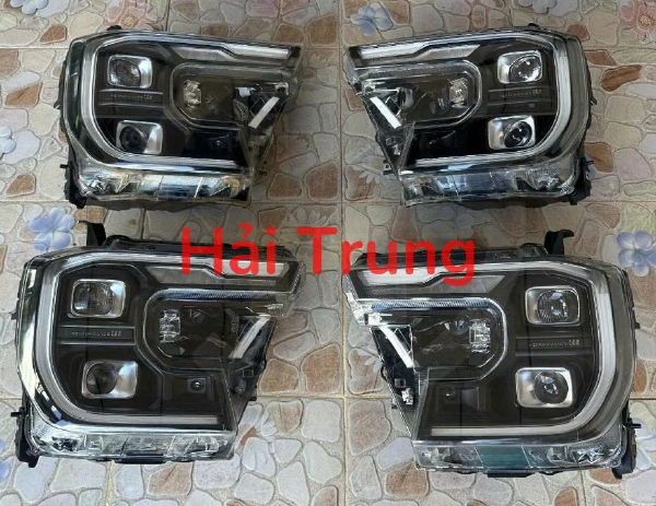 Đèn pha Ranger 2023 XLS, XLT lên Wildtrack Tháo Xe Zin
