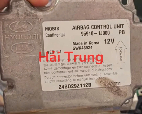 Hộp túi khí Hyundai I20 Bãi Tháo 95910-1J000 959101J000