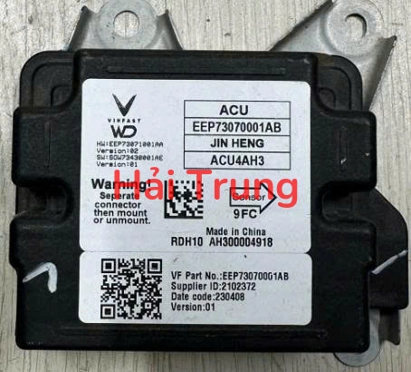 Hộp điều khiển túi khí Vinfast VF5 Tháo Xe EEP73070001AB