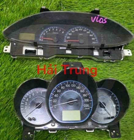 Đồng hồ táp lô Toyota Vios 2009-2016 Tháo Xe