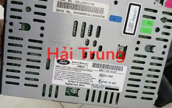 Hộp âm ly, radio Ford Ranger Tháo Xe EB3T-19C107-DF EB3T19C107DF