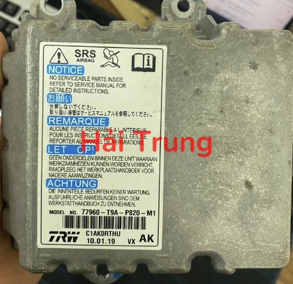 Hộp điều khiển túi khí Honda City Tháo Xe 77960-T9A-P820-M1