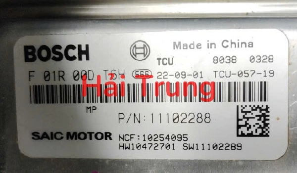 Hộp điều khiển động cơ Hộp đen ECU MG5 Tháo Xe 11102288