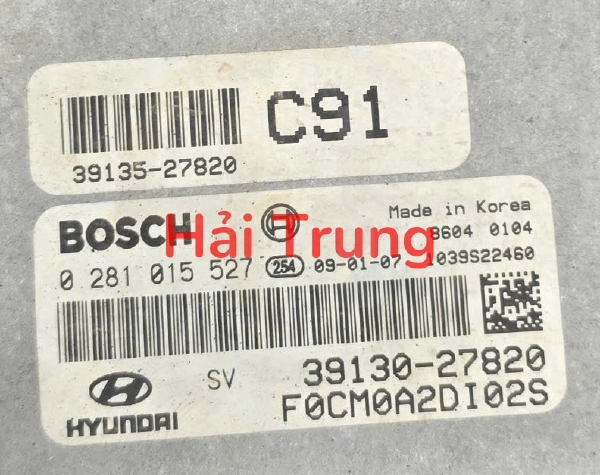 Hộp điều khiển động cơ Hộp đen ECU 2009-2012 Tháo Xe 39130-27820
