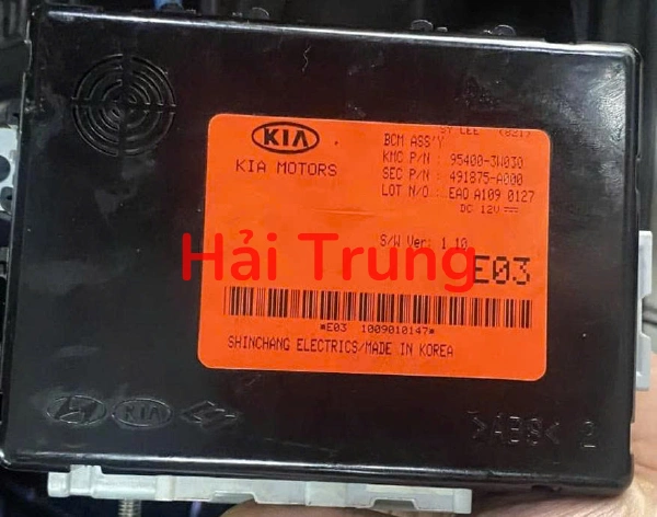 Hộp điều khiển thân xe BCM Kia Sportage 2010-2013 Tháo Xe 95400-3W030