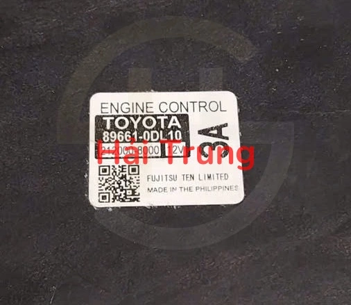 Hộp điều khiển động cơ Hộp đen ECU Toyota Vios 2015-2020 Tháo Xe 896610DL10 89661-0DL10