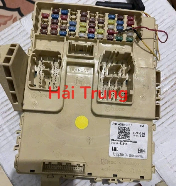 91950S1040 Hộp cầu trì trong xe Hyundai Santafe 2020-2022 Tháo Xe