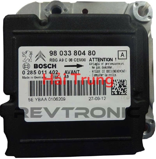 Hộp điều khiển túi khí Peugeot 208 Tháo Xe 9803380480
