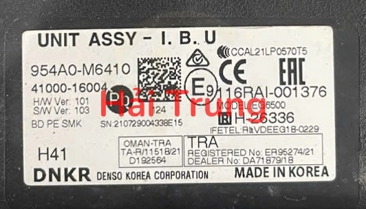 Hộp điện thân xe IBU Hyundai Elantra 2022-2024 Tháo Xe 954A0-M6410