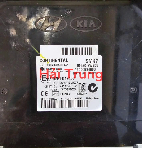 Hộp điều khiển khóa thông minh Smart Key Hyundai Santafe 2013-2017 Tháo Xe 95480-2W355 954802W355