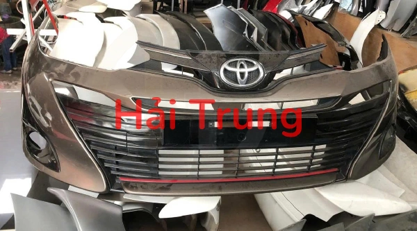 Cản trước Toyota Vios 2019 2020 màu vàng cát Tháo Xe