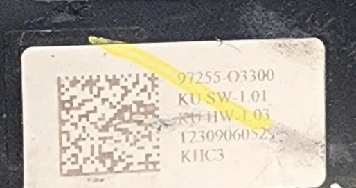 Bảng điều khiển công tắc điều hòa AC Hyundai Custin Tháo Xe 97255-O3300