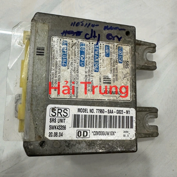 Hộp điều khiển túi khí Honda Jazz 2005-2007 Tháo xe
