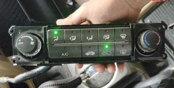 Bảng điều khiển công tắc điều hòa AC Honda Civic 2008-2010 Tháo Xe